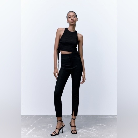 ZARA SLIT LEGGINGS - Picture 2 of 5